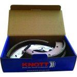 Brzdové čelisti komplet 300x60 mm, Knott