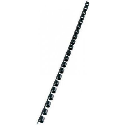VICTORIA Hřbet, plastový, černý, 10 mm, 41-55 listů – Hledejceny.cz