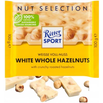 Ritter Sport White Whole Hazelnuts 100 g – Zboží Dáma