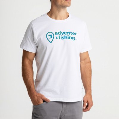 Adventer & Fishing Tričko Krátký Rukáv White & Bluefin – Zboží Dáma Adventer & Fishing Tričko Krátký Rukáv White & Bluefin – Zboží Dáma