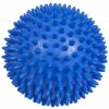 Masážní pomůcka YATE Míček masážní ježek Igel Ball s bodlinkami 10 cm tm. modrý