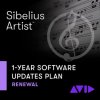 Program pro úpravu hudby AVID Sibelius 1Y Updates+Support Renewal