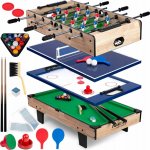 Neo-Sport Herní stůl Multi 4 v 1 NS-800 dřevěný 80 × 43 × 30 cm – Zboží Dáma