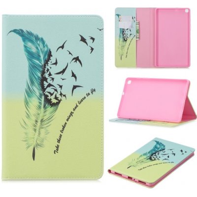 Protemio Art zaklapovací obal Samsung Galaxy Tab A 8.0 2019 T290/T295 19098 FEATHER – Zbozi.Blesk.cz