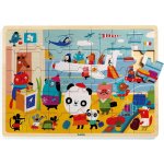 Djeco dřevěné puzzle Letiště – Hledejceny.cz