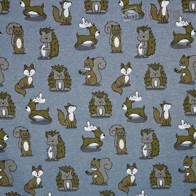 Teplákovina alpen fleece / warmkeeper se zvířátky – Zbozi.Blesk.cz