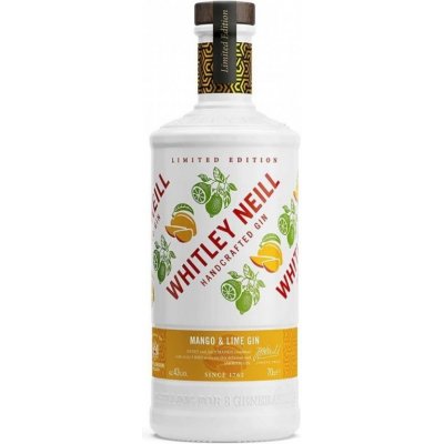 gin whitley neill mango/lime 43% 0,7l (holá láhev)