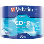 Verbatim CD-R 700MB 52x, AZO, spindle, 50ks (43351) – Zboží Živě