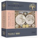  TREFL Wood Craft Origin Antická mapa světa 1000 dílků