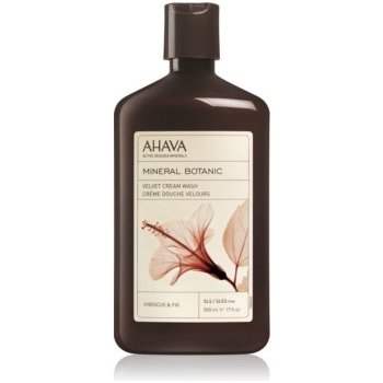 Ahava Mineral Botanic Hibiscus & Fig sametový sprchový krém 500 ml