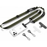 Tech-Protect C9S Rope Crossbody šňůrka na telefon, klíče, AirPods a další, Army Green – Zboží Mobilmania