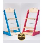 Lucas Wood Style rostoucí židle ALFA III set 2 ks modrá + růžová – Zboží Mobilmania