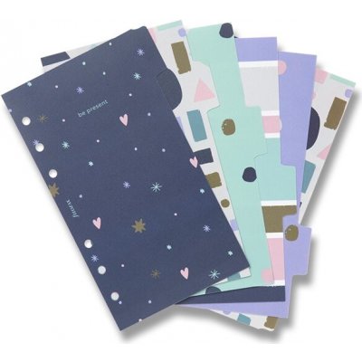 Filofax Rozřazovač Good Vibes 6 záložek náplň osobních diářů A6 – Zboží Dáma