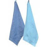 Home Elements Utěrka z recyklované bavlny 2 ks 50 x 70 cm modrá – Hledejceny.cz