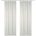 LIVARNO home Sada závěsů, 2dílná, 135 x 240 cm (béžová) – Zboží Dáma