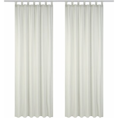 LIVARNO home Sada závěsů, 2dílná, 135 x 240 cm (béžová) – Zboží Dáma