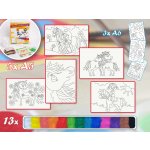 Radost v písku Sada střední KONÍCI Barevné pískování obrázků A5 – Zboží Mobilmania