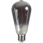 Star Trading Teplá LED filamentová žárovka E27, 2 W Plain Smoke – Hledejceny.cz