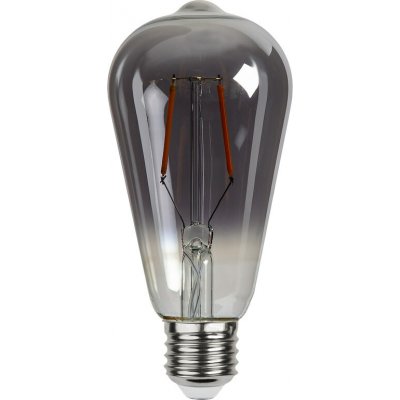Star Trading Teplá LED filamentová žárovka E27, 2 W Plain Smoke – Hledejceny.cz
