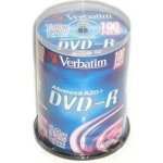 Verbatim DVD-R 4,7GB 16x, Advanced AZO, cakebox, 100ks (43549) – Zboží Mobilmania