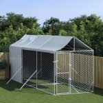 vidaXL Venkovní psí kotec se střechou stříbrný 200 x 600 x 250 cm – Zboží Dáma vidaXL Venkovní psí kotec se střechou stříbrný 200 x 600 x 250 cm – Zboží Dáma