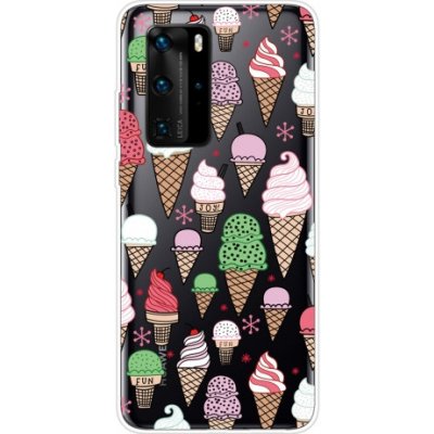 PROTEMIO 21343 ART Silikonový kryt Huawei P40 Pro ICE CREAM – Zboží Mobilmania