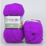 Yarn Art příze Baby 203 safírově fialová – Hledejceny.cz