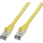 Premiumcord sp6asftp005Y Patch, CAT6a S-FTP, RJ45-RJ45, AWG 26/7, 0,5m, žlutý – Zboží Živě
