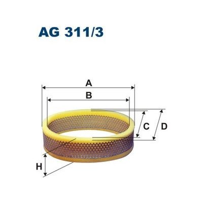 Vzduchový filtr Filtron AG311/3 – Hledejceny.cz