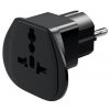 Cestovní adaptér goobay IEC 320 C13 černý PPADAPTER-124