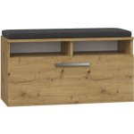 DobreSny Botník s lavicí Riva dub artisan – Zbozi.Blesk.cz