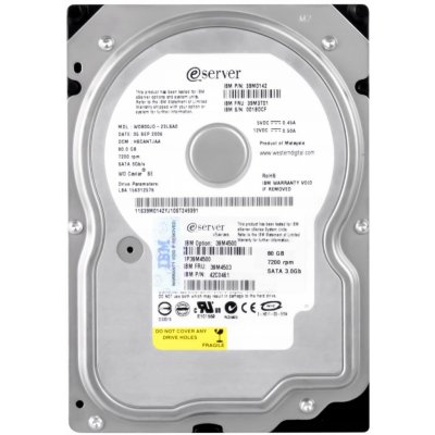 WD Caviar SE 80GB, SATAII, 7200rpm, WD800JD