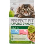 Perfect Fit Natural Vitality Adult 1+ s mořskou rybou a lososem 6 x 50 g – Hledejceny.cz