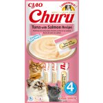 Churu Cat Purée Tuna with Salmon 4 x 14 g – Zboží Mobilmania
