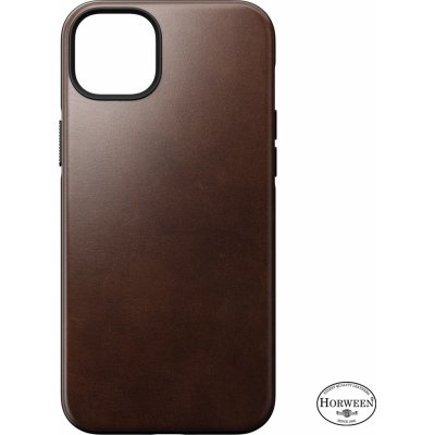Pouzdro Nomad Modern Leather MagSafe Case iPhone 14 Plus hnědé – Zboží Mobilmania