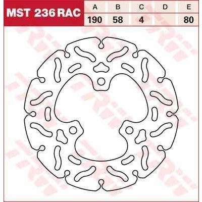 TRW MST236RAC brzdový kotouč, přední – Hledejceny.cz