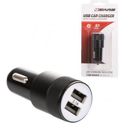 4CARS DC12V/24V 3,1A Super Power USB nabíječka