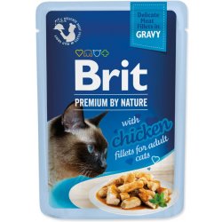 Brit Premium by Nature Delicate Fillets in Gravy kuře 85 g