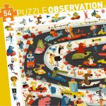 Djeco Vyhledávací Rallye 61 x 38 cm 54 dílků – Sleviste.cz