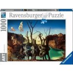 Ravensburger Dali: Labutě odrážející slony 1000 dílků – Hledejceny.cz