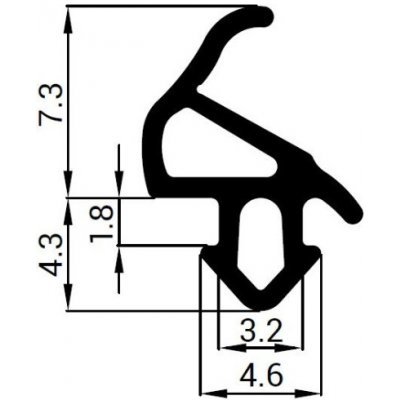 Trelleborg Těsnění do oken ALUPLAST, 400m – Zboží Mobilmania