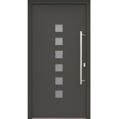 ARON vchodové dveře 3151-1 antracit 100 x 210 cm P – Hledejceny.cz