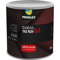 Primalex 2v1 na kov černá 0,75 L
