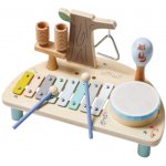 eliNeli Hudební stolek pro děti Les 5 hudebních nástrojů – Zboží Dáma