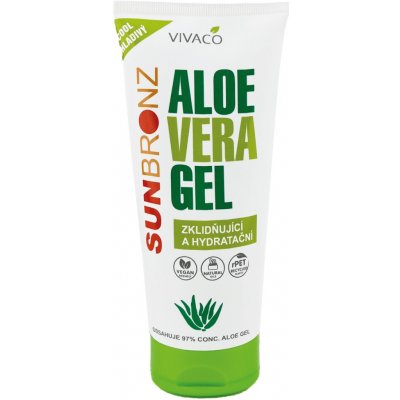 Vivaco Zklidňující gel s Aloe vera 97% SUN BRONZ 200 ml – Zboží Dáma