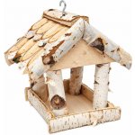 BerryHome Březové krmítko pro ptáky 18 × 14 × 19 cm – Hledejceny.cz