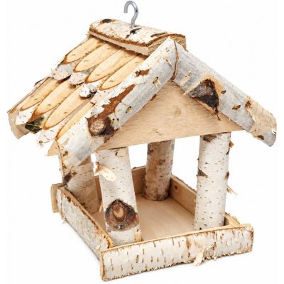 BerryHome Březové krmítko pro ptáky 18 × 14 × 19 cm – Hledejceny.cz