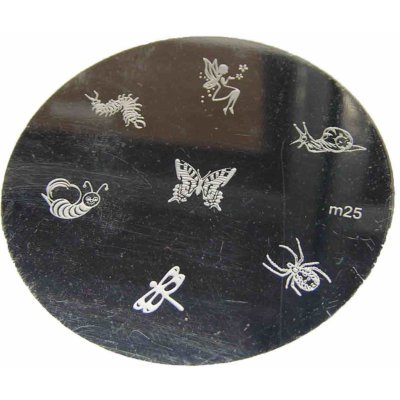 Destička na potisk nehtů m25 – Zboží Dáma