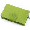 Peněženka Dámská kožená peněženka KVĚT zelená