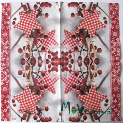 ubrousek na decoupage 33 x 33cm 1ks vánoční – Sleviste.cz